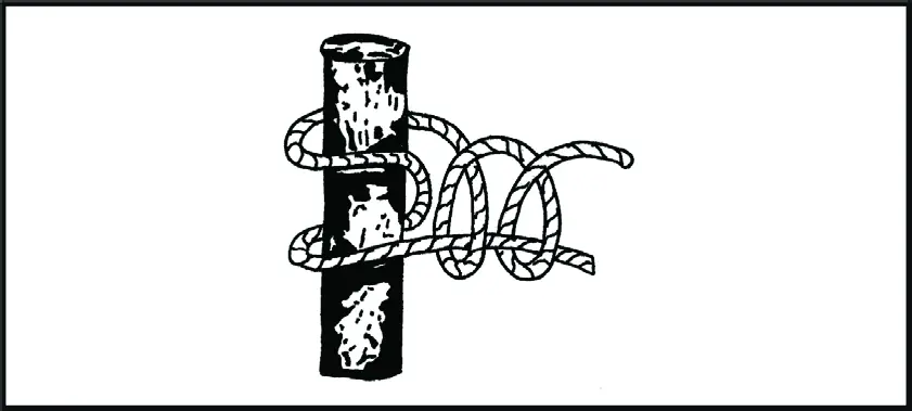 Round turn and two half hitches